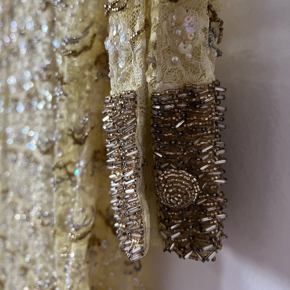 VTG 60s RARE beaded all over shift dress - Picture 7 of 16